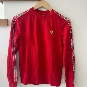 MODENA Scuderia Ferrari Red Crewneck Sweater